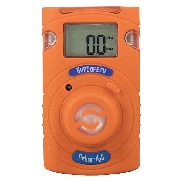 Single Gas Monitor Hydrogen Sulfide LCD, Macurco, Mfr#: PM100-H2S