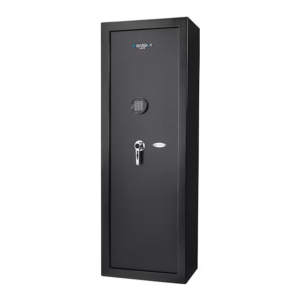 Rifle & Gun Safe, Digital Lock, 133 lbs, 7.87 cu ft, Up to 14 Rifles, Barska, Mfr#: AX13328