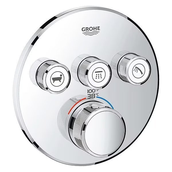 Grohtherm Grt Smartcontrol Thm Trim Roun, Grohe, Mfr#: 29138000