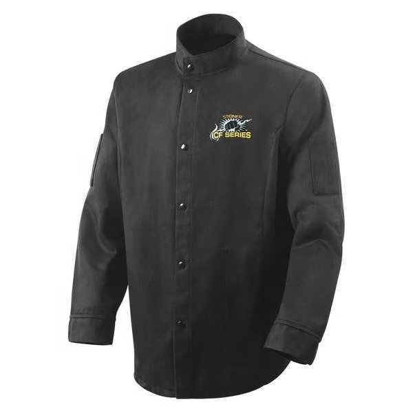 Welding Jacket, Black, Carbonized Fiber, L, Steiner, Mfr#: 1360-L