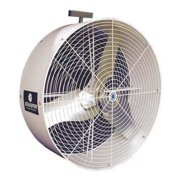 Standard-Duty Industrial Fan 36" Non-Oscillating, 230/460VAC, 11,380 CFM, Schaefer, Mfr#: GVK36-3