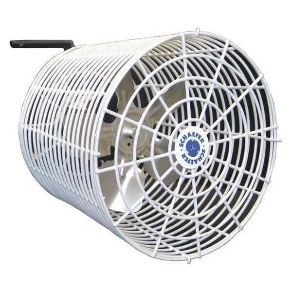 Standard-Duty Industrial Fan 8" Non-Oscillating, 115VAC, 450 CFM, Schaefer, Mfr#: VK8