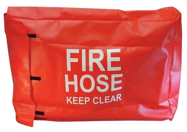 Fire Hose Cover, 18 In.L, 4 In.W, Red, Moon American, Mfr#: 132-1