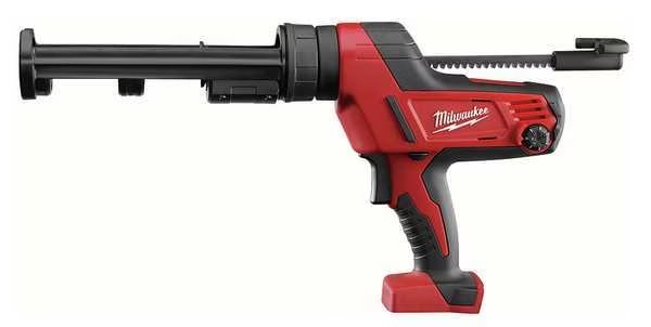 Milwaukee M18 Caulk Gun, 18V DC, For 10 oz Container Size, 21 in/min Application Speed, Bare Tool, Milwaukee Tool, Mfr#: 2641-20