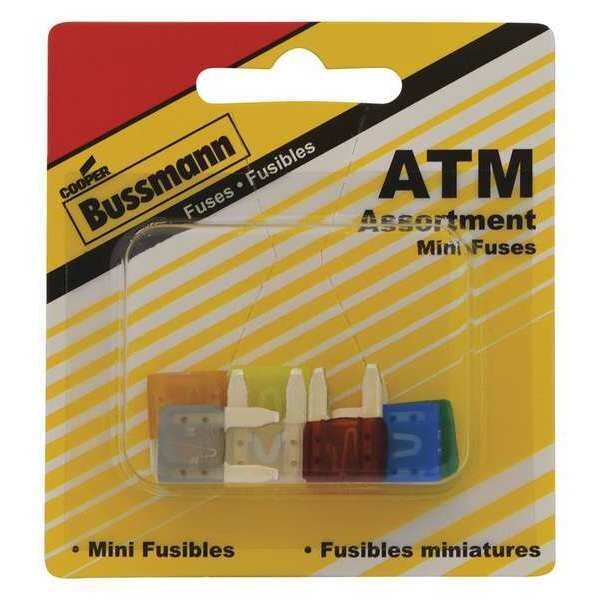 Automotive Fuse Kit, ATM Series, 8 Fuses Included No Fuse Class Class, 2 A to 30 A, Not Rated, Eaton Bussmann, Mfr#: BP/ATM-A8-RP