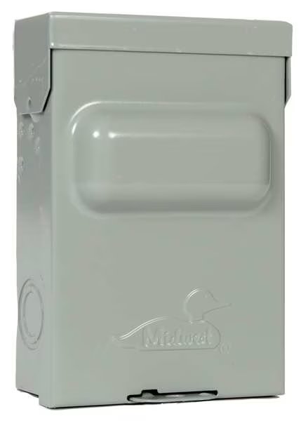 Fusible Air Conditioning Disconnect Switch, 240V AC, NEMA 3R, Ge, Mfr#: U035F2