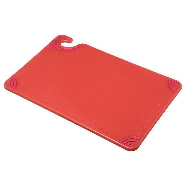 Cutting Board, 12x18, Red, San Jamar, Mfr#: CBG121812RD