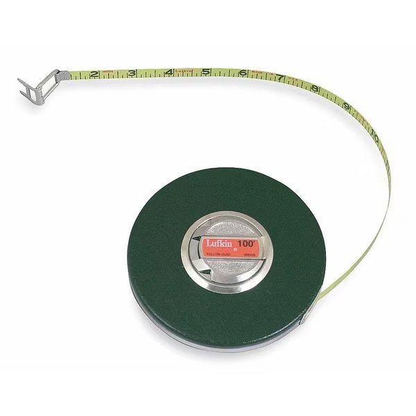 3/8" x 50' Banner® Yellow Clad Tape Measure, Crescent Lufkin, Mfr#: HW223