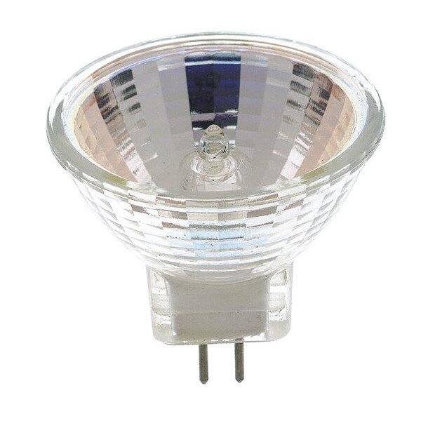 5W MR11 Halogen Light Bulb - Bi Pin GZ4 Base - Clear Finish, Satco, Mfr#: S3194
