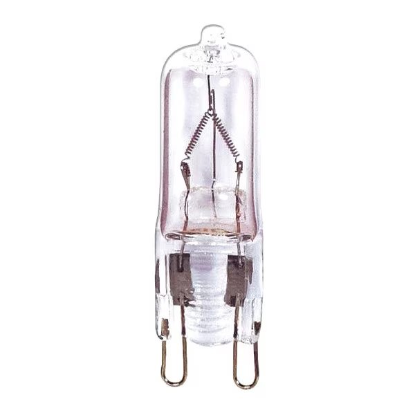 75W T4 Halogen Light Bulb - G9 Double Loop Base - Clear Finish, Satco, Mfr#: S3546