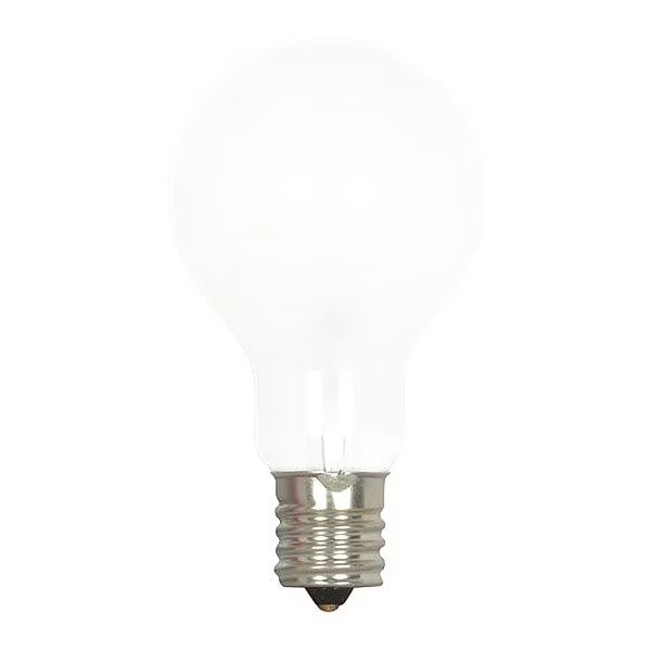 40 W A15 Incandescent - Frost - Appliance Lamp - 1000 Hours - 420L - Intermediate Base - 120V - 2PK, Satco, Mfr#: S2745