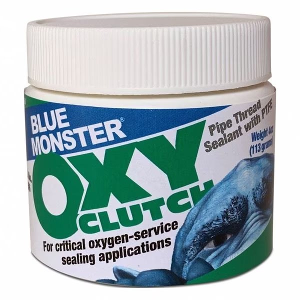 Medical Grade Oxygen Thread Sealant, 4oz., Blue Monster, Mfr#: 70856