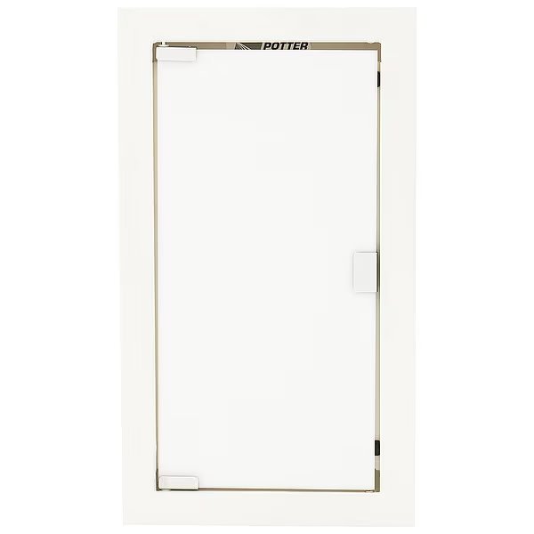 Fire Extinguisher Cabinet, Semi Recessed, 26 3/4 in Height, 10 lb, Buena, Mfr#: 7122-A-18-VB
