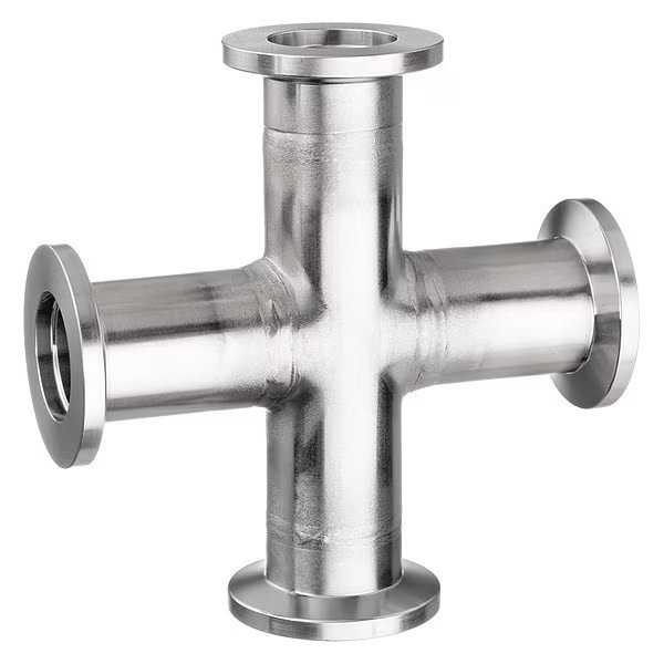 Vacuum Fitting, Cross Connector, 3/4" Tube, Usa Industrials, Mfr#: ZUSA-TF-VAC-69