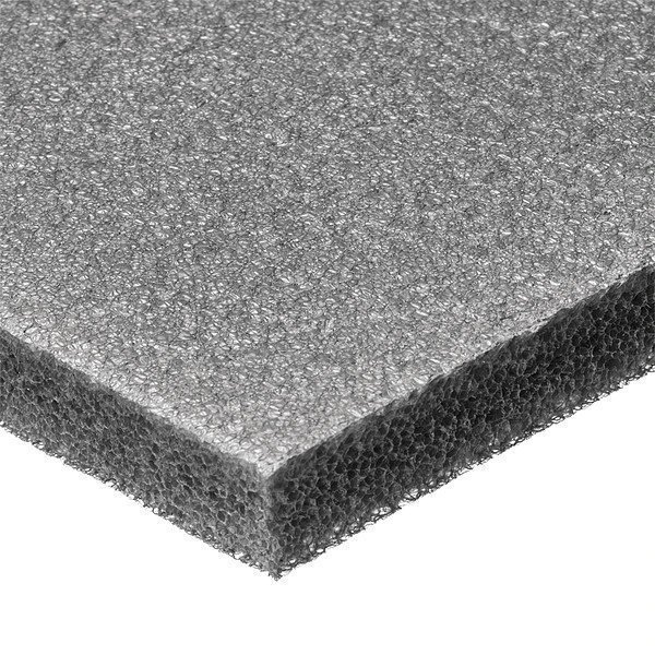 Foam Sheet, Closed Cell, 24 in W, 24 in L, 1/2 in Thick, Gray, EnjoyTool Select, Mfr#: ZUSA-XPE-5