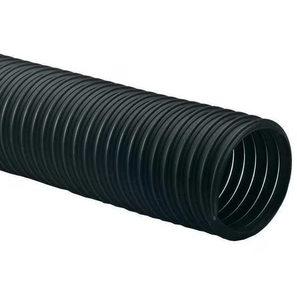 Ducting Hose, 25 ft L, Black, Flexaust Co, Mfr#: 8731060025
