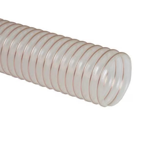 Ducting Hose, 25 ft L, Clear, Flexaust Co, Mfr#: 8331030025