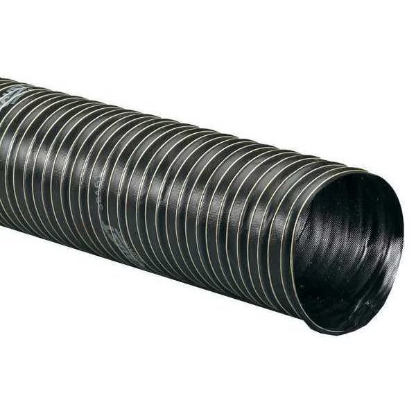 Ducting Hose, 12 ft L, Black, Flexaust Co, Mfr#: 2900400012