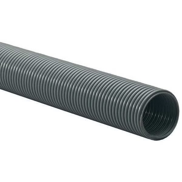 Ducting Hose, 50 ft L, Gray, Flexaust Co, Mfr#: 5971500850
