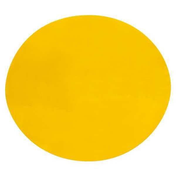Floor marking, Yellow, 9.5 in, Circle, PK20, Mighty Line, Mfr#: DOT10Y
