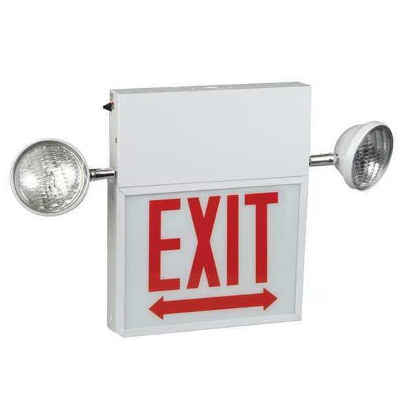 Exit Sign, LED, Red Letter Color, 1 Face, LS2ECXL1RWW, Big Beam, Mfr#: LS2ECXL1RWW