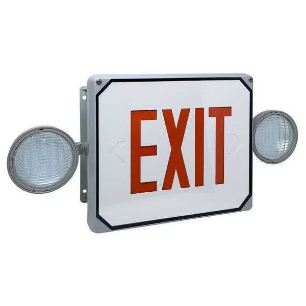 Exit Sign, LED, Red Letter Color, 1 Face, LS2E4XL1RW, Big Beam, Mfr#: LS2E4XL1RW