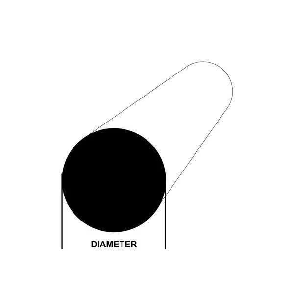 Rod Stock, Aluminum, 6 in Overall L, EnjoyTool Select, Mfr#: 61r2-6