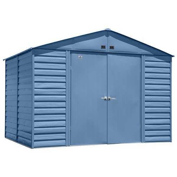 10x8 Select Steel Storage Shed, Blue Grey, Arrow Storage Products, Mfr#: SCG108BG