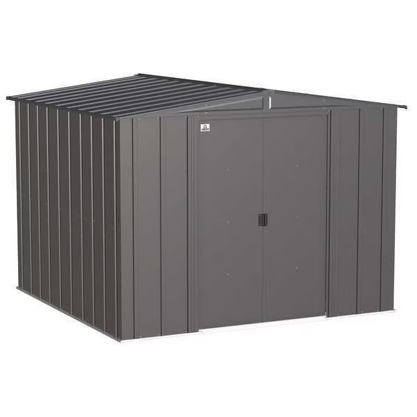 Shed, Charcoal, Assembled, Arrow Storage Products, Mfr#: CLG88CC