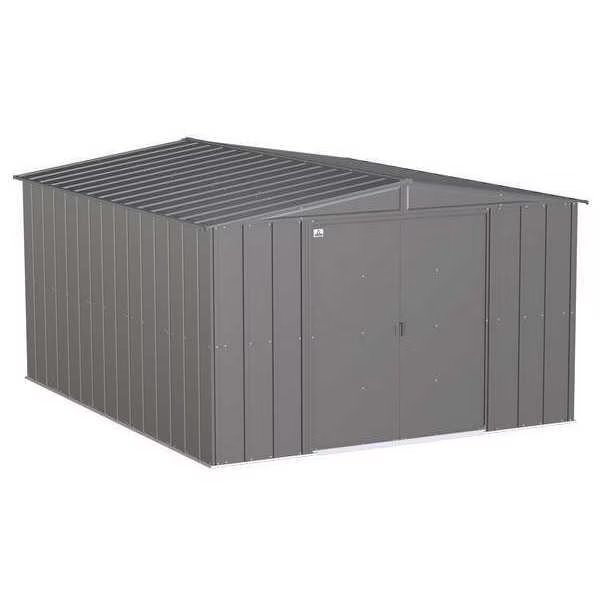 10x12 Classic Steel Storage Shed, Charcoal, Arrow Storage Products, Mfr#: CLG1012CC