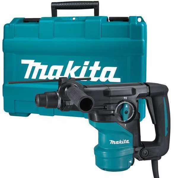 Rotary Hammer, 1-3/16", SDS-PLUS, L-Shape, Makita, Mfr#: HR3001CK