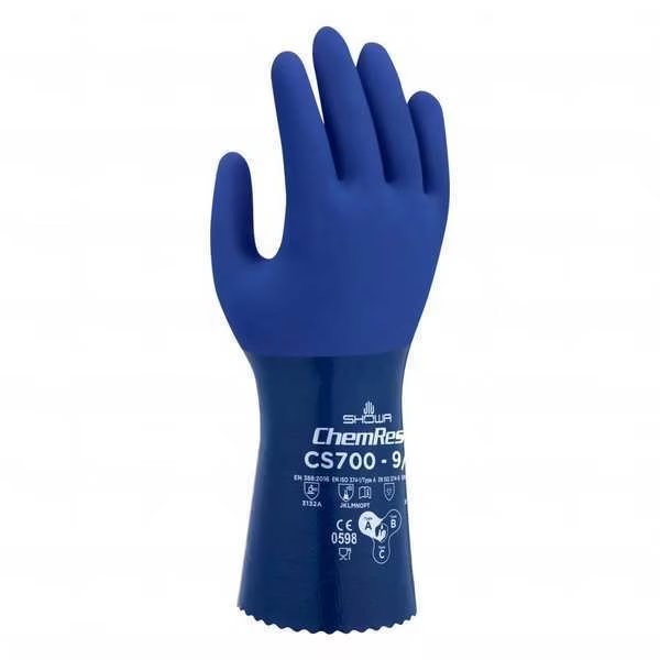Glove, Chemical Resistat, Seamless Knit, PR, Showa, Mfr#: CS700S-07