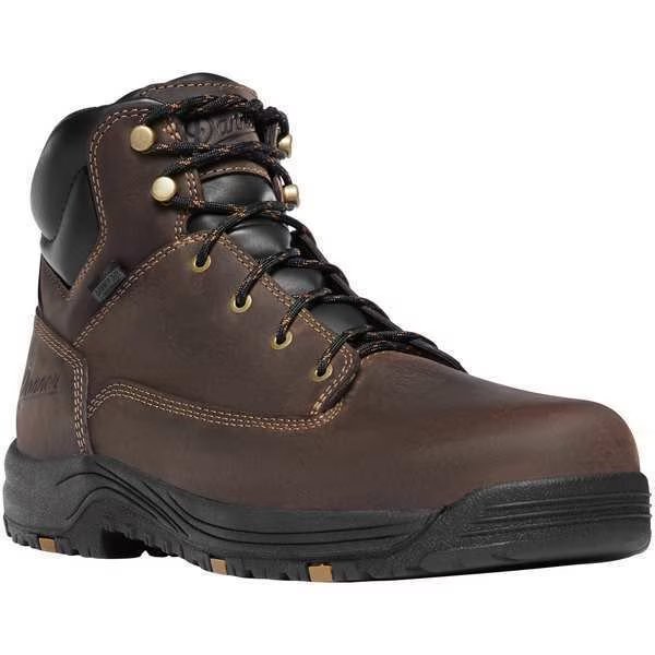 Size 8 Men's 6 in Work Boot Aluminum Work Boot, Brown, Danner, Mfr#: 19453-8EE
