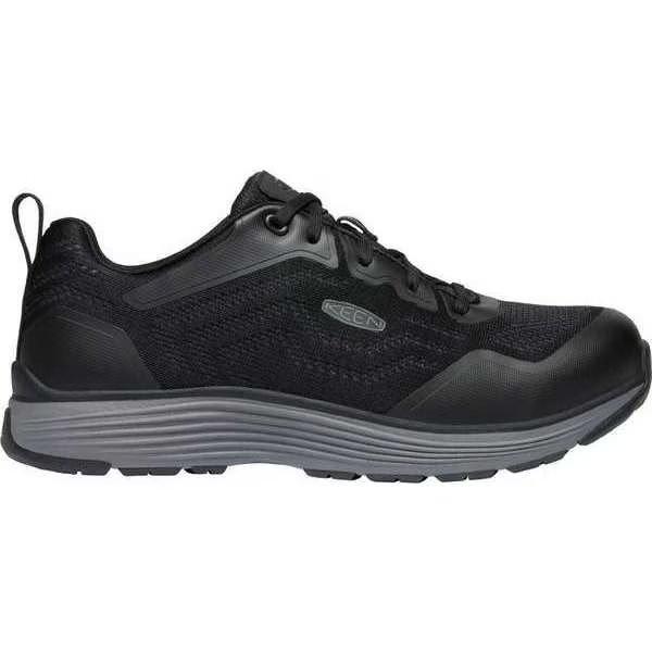 Size 9 1/2 Men's Athletic Shoe Aluminum Safety Shoes, Steel Grey/Black, Keen, Mfr#: 1025564