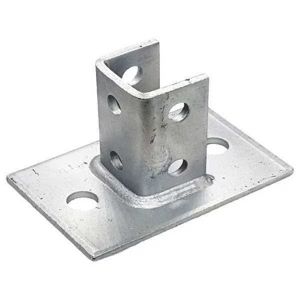 Strut Channel Fitting, Silver, 1/4, Vast, Mfr#: V61SQEG