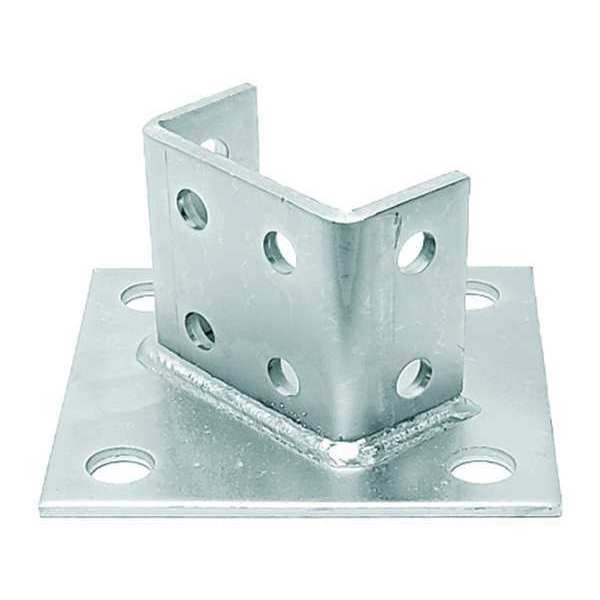 Strut Channel Fitting, Silver, 1/4, Vast, Mfr#: V6945EG