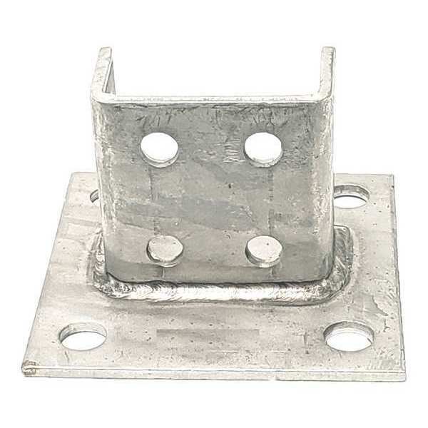 Strut Channel Fitting, Silver, 1/4, Vast, Mfr#: V70SQSS