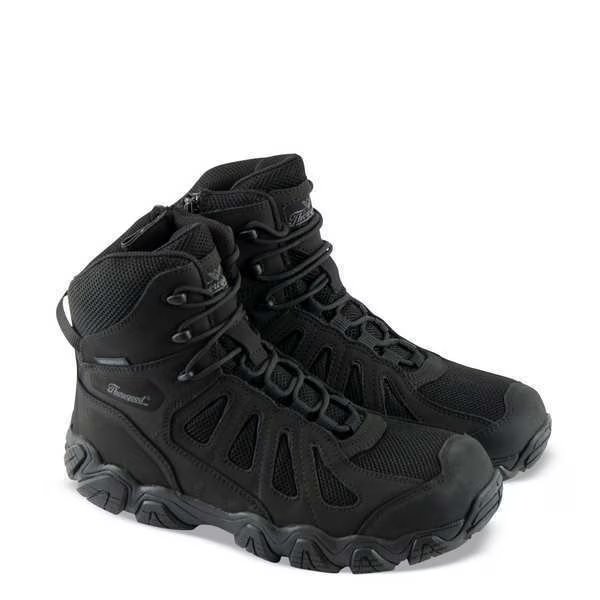 Size 15 Men's Hiker Boot Composite Hiker Boots, Black/Gray, Thorogood Shoes, Mfr#: 804-6290 W 15