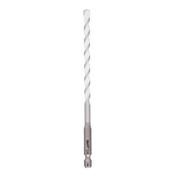 1/4 in. x 4 in. x 6 in. SHOCKWAVE Impact Duty Carbide Multi-Material Drill Bit, Milwaukee Tool, Mfr#: 48-20-8886