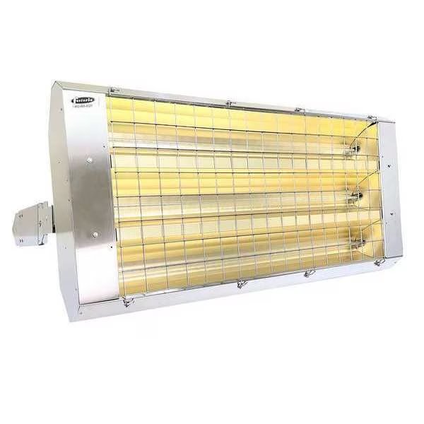 Infrared Quartz Electric Heater, Stainless Steel, 480 V, Fostoria, Mfr#: P-60-463-THSS