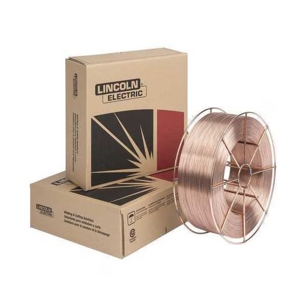 MIG Welding Wire, ER70S-6, 0.045", 33 lb, Lincoln Electric, Mfr#: ED031412