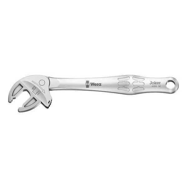 Adjustable Wrench, Steel, Ergonomic, M, Wera, Mfr#: 05020103001