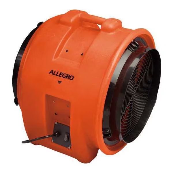Confined Space Blower, Orange, 21" W, Allegro Industries, Mfr#: 9539-16