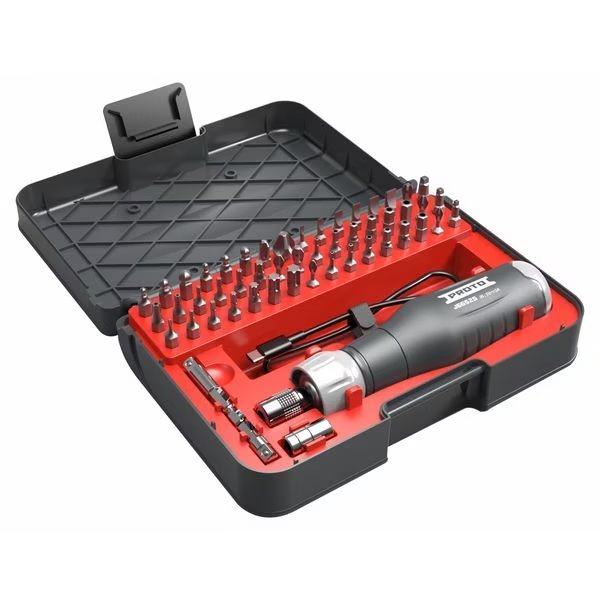 Cordless Screwdriver Kit, 1/4" Drive Size, Proto, Mfr#: J6652S