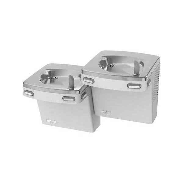 Two-Level Drinking Ftn, H 24 29/32 in, Oasis Manufacturing, Mfr#: PG8ACSL GST