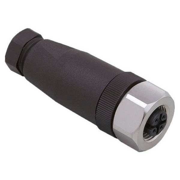 Wireable M12 connector, Ifm, Mfr#: E18164