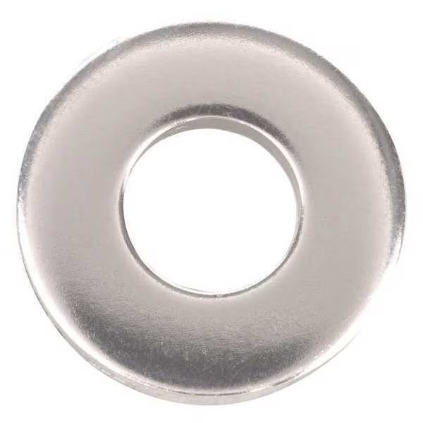 Flat Washer, For Screw Size 1/4" , Stainless Steel Plain Finish, 25 PK, Te-Co, Mfr#: 42661