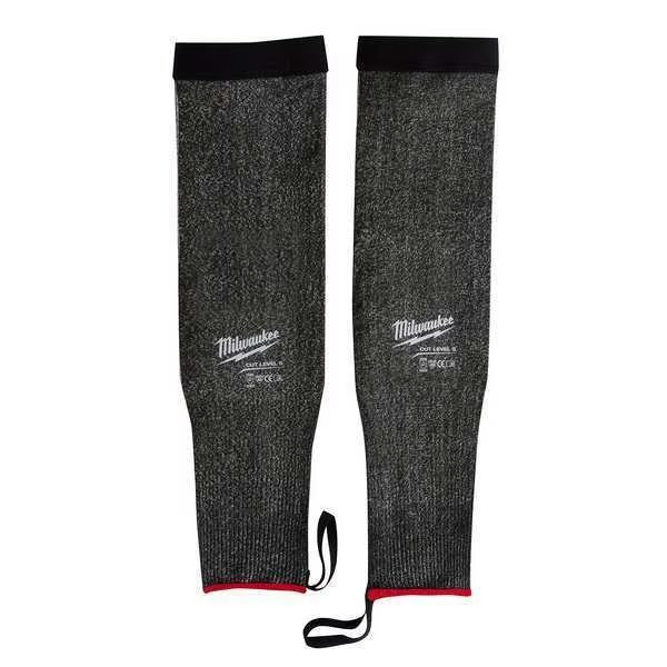 18 in. Level 5 Cut Resistant Protective Sleeves (12 pair), Milwaukee Tool, Mfr#: 48-73-9051B