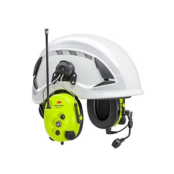 Headset, Hard Hat-Mounted, 25 dB, Yellow, 3M Peltor, Mfr#: MT73H7P3E4610NA