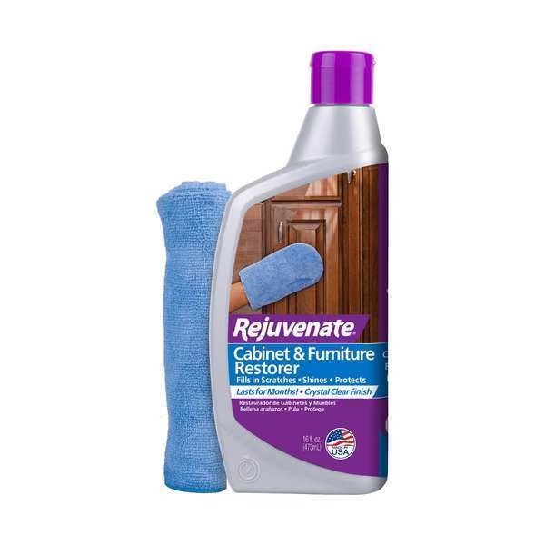 Cabinet and Furniture Restorer, 16 oz, Rejuvenate, Mfr#: RJ16CCLAM